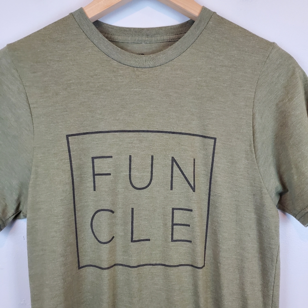 Inkopious FUNCLE Green T Shirt Size XS Womens Recycled Polyester Organic Cotton